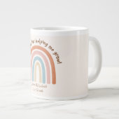 水モダン色レインボー先生サンキューマグ ジャンボコーヒーマグカップ (正面右)