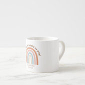 水モダン色レインボー先生 エスプレッソカップ (正面右)