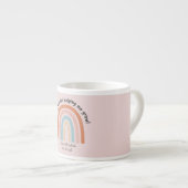 水モダン色レインボー先生 エスプレッソカップ (正面右)