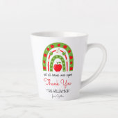 水モダン色レインボー先生 カフェラテマグ (右)