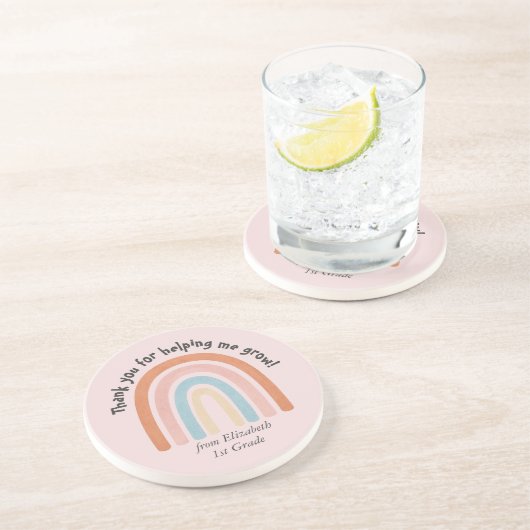 水モダン色レインボー先生 コースター (側面)