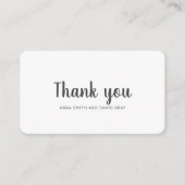 水モダン色レインボー結婚ズサンキューカード エンクロージャーカード (正面)