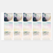 水モダン色名 ラベル (シート)