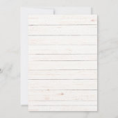 水モダン色愛国7月4日BBQ 招待状 (裏面)