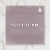 水モダン色抽象芸術結婚式の引き出物ギフトラベル フェイバータグ (裏面)