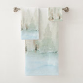 水モダン色木地風風呂タオルセット バスタオルセット (インサイチュ)