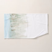 水モダン色木地風風呂タオルセット バスタオルセット (ハンドタオル)