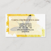 水モダン色植物性ビー保ズ 名刺 (裏面)