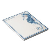 水モダン色海シーホース航海の ノートパッド (アングル)