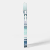 水モダン色海海パーソナライズされた名 Case-Mate iPhoneケース (裏面 / 左)