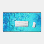 水モダン色熱帯海テーマデザイン デスクマット (キーボード&マウス)