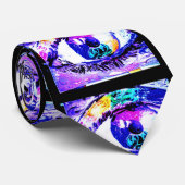 水モダン色眼化粧 ネクタイ (ロール)