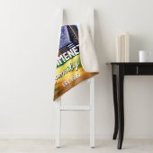 水モダン色秋ログキャビンエレガントファミリー シェルパブランケット (インサイチュ)