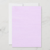 水モダン色結婚周年記念写真 招待状 (裏面)