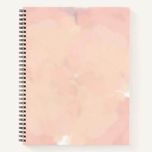 水モダン色絵を描のピ芸術的ンク ノートブック (正面)