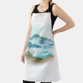 水モダン色自然冒険を始めよう エプロン (インサイチュ)