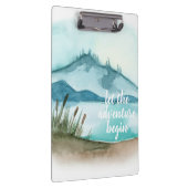 水モダン色自然冒険を始めよう クリップボード (右)