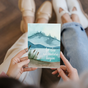 水モダン色自然冒険を始めよう シーズンカード