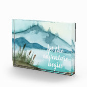 水モダン色自然冒険を始めよう フォトブロック (右)