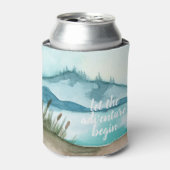 水モダン色自然冒険を始めよう 缶クーラー (缶正面)