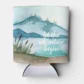 水モダン色自然冒険を始めよう 缶クーラー (正面)