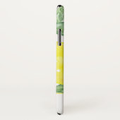 水モダン色葉モノグラムのレモン Case-Mate iPhoneケース (裏面/右)