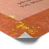 水モダン色金ゴールドサロン価格表 ポスター (角)