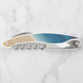 水モダン色金ゴールドブルービーチ ソムリエナイフ (裏面)