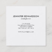 水モダン色飛沫プロフェッショナル スクエア名刺