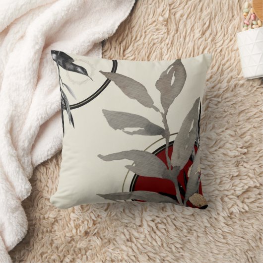 水モダン色 クッション (ブランケット)