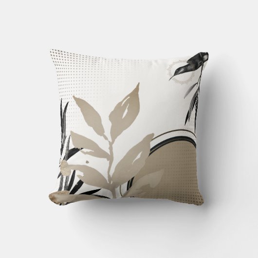 水モダン色 クッション (正面)