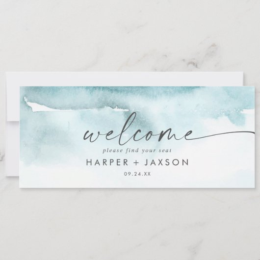 水モダン色 |ティール（緑がかった色）ぶら下がったのシーティングヘッダー (裏面)