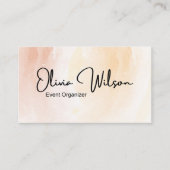 水モダン色 名刺 (正面)