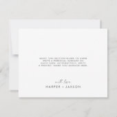 水モダン色 |緑のサンキューカード サンキューカード (裏面)