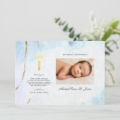 水モダン色 |青と金ゴールドバプテスマ (スタンド正面)