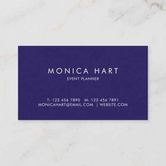 水モダン色（青） 名刺 (裏面)