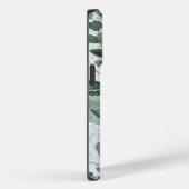 水モノグラムの色のセージ素朴グリーン Case-Mate iPhoneケース (裏面 / 右)