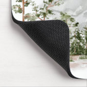 水モノグラムの色の山と森 マウスパッド (コーナー)