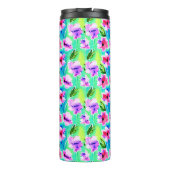 水モノグラムの色の花 タンブラー (裏面)