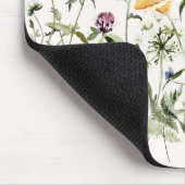 水モノグラムの色カラフル野花園 マウスパッド (コーナー)