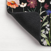 水モノグラムの色カラフル野草野 マウスパッド (コーナー)