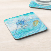 水ユニコーンのコースター コースター (左側)