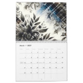 水ユニークモダン色抽象芸術2026年 カレンダー (3月 2027)