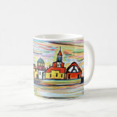 水ユニーク色デザインマグカップ コーヒーマグカップ (正面右)