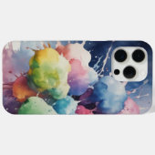 水ユニーク色デザイン – ギフトに最適 Case-Mate iPhoneケース (裏面 (横))