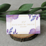 水ユニーク色モダン 名刺<br><div class="desc">水素朴色スタイリッシュ名刺デザイナー、カメラマン、メイクアップアーティスト、美容師、美容師などに最適！</div>