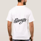 水ユニーク色(ばちゃばちゃ)跳ねるグラフィックティー Tシャツ (裏面)