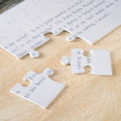 水ユリおよび水妖精、イラストレーションからの ジグソーパズル (側面)