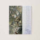 水ユリおよび水妖精、イラストレーションからの ジグソーパズル (縦)