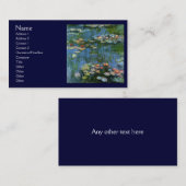 水ユリバイモネ 名刺 (正面/裏面)